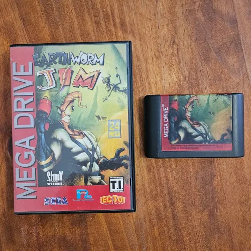 Earthworm Jim Mega Drive Tectoy