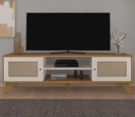 Rack Para Tv Moderno e Elegante, Novo Lacrado! Obs: não acompanha o centro!