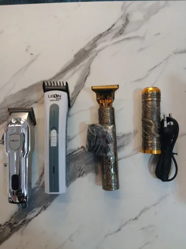 Kit de máquina de cortar cabelo e máquina de barbear