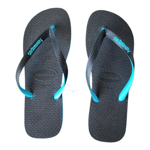 Chinelo adulto 45/46 havaianas masculino turquesa original 