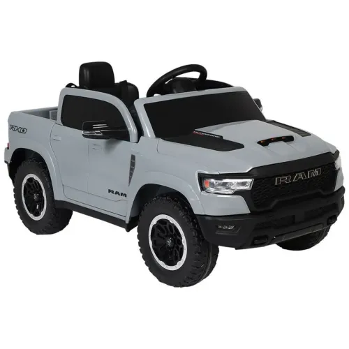 Carrinho infantil eletrico 12v com controle cinza