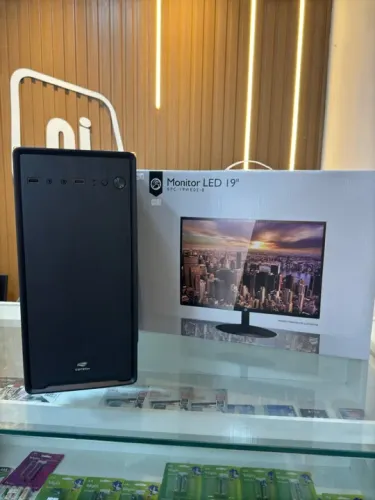 Computador Completo I3 | 8GB | 120GB Nvme + Monitor 19 Polegadas + Kit Teclado e Mouse