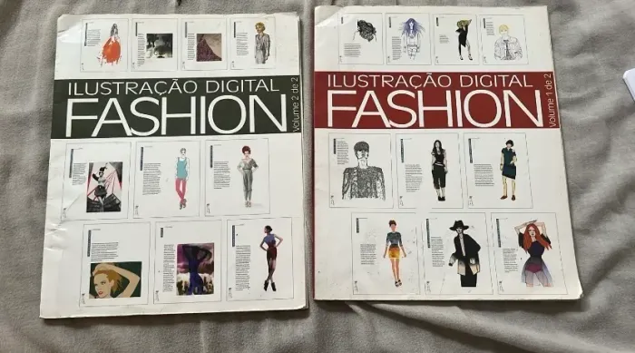 Livros Ilustração fashion digital