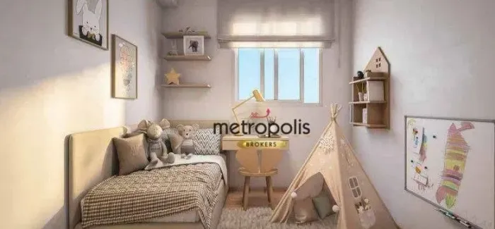 Apartamento com 2 dormitórios à venda, 36 m² por R$ 259.490,00 - Vila João Ramalho - Santo