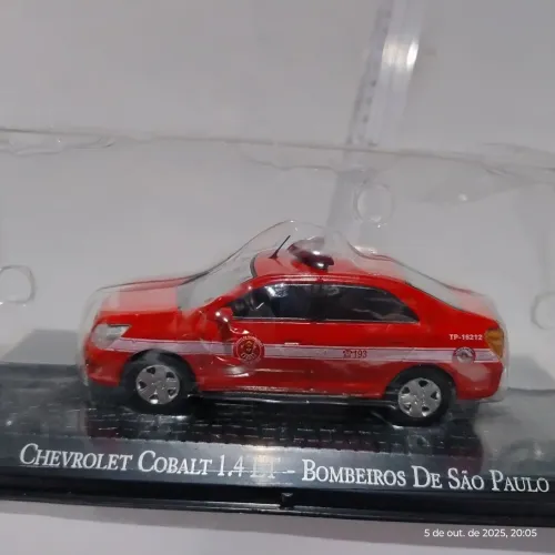 Carrinho 1:43 Chevrolet nr 507, Cobalt bombeiros São Paulo