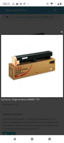 Cartucho Original Xerox 006R01179