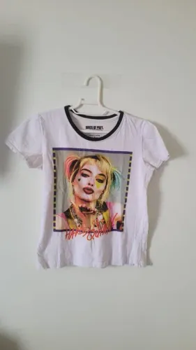 Camiseta Feminina Oficial Birds of Prey - Aves de Rapina - Tamanho P