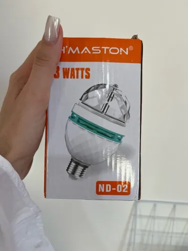 Lâmpada de Led - Projetor de Cor Rotação Automática