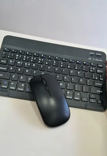 teclado e mouse bluetooth para celular tablet PC