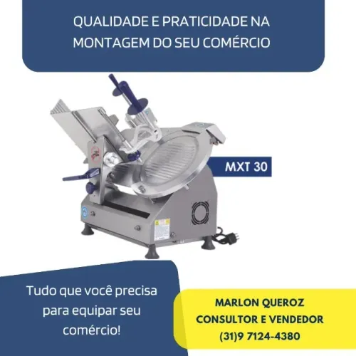 Fatiador de Frios MXT30 Inox Novo Gural