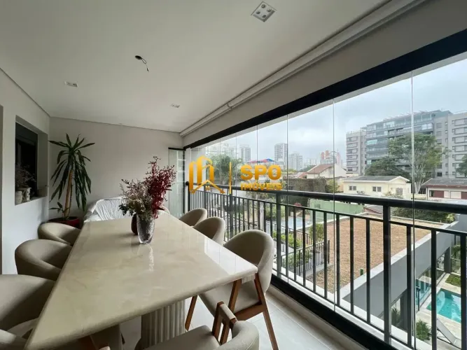 Cond Insignia, apto de 130 metros a venda com 2 suites e 2 vagas no Brooklin
