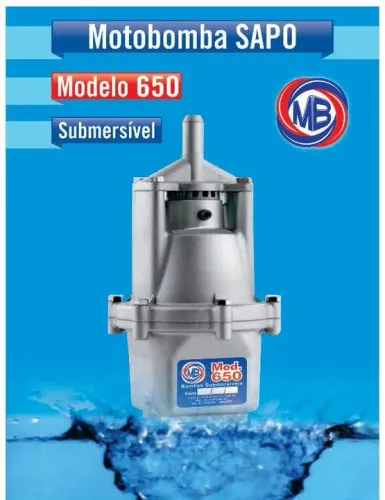 Motobomba Submersível Sapo 650