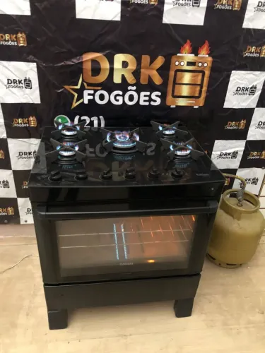 Fogão Itatiaia 5 bocas com tampo de vidro