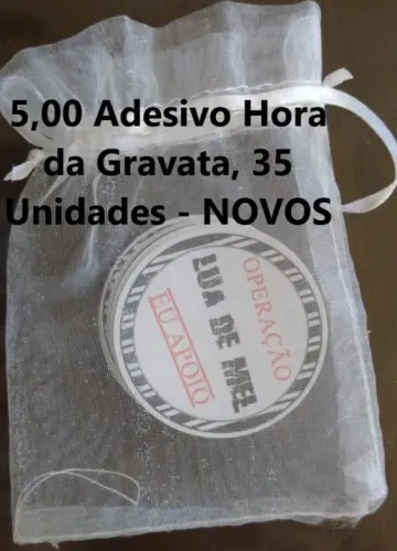 Adesivos Operação Lua De Mel - Hora Da Gravata - 35 unidades - NOVO