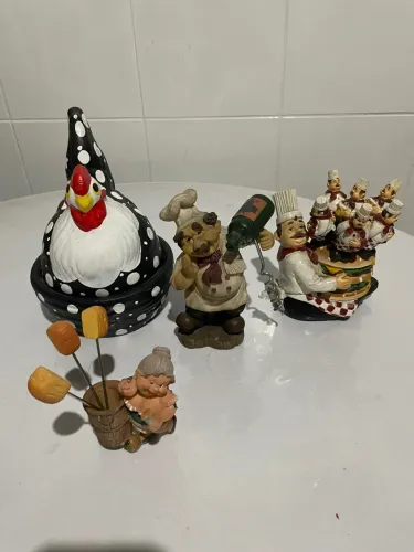 Vários Enfeites, utensílios de cozinha, Todos pelo preço de um e charmosos