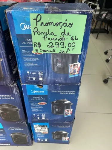 Panela de Pressão Elétrica 6 litros só 299