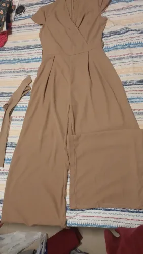 NOVO - Macacão pantalona - Tam.G