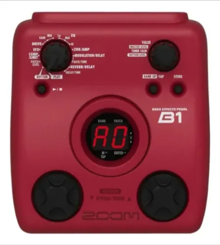 Pedaleira Multi-efeitos Zoom B1 Para Baixo