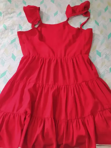 Vestido doyung vermelho