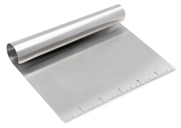 Espátula inox com régua medidora 6 polegadas 15 cm