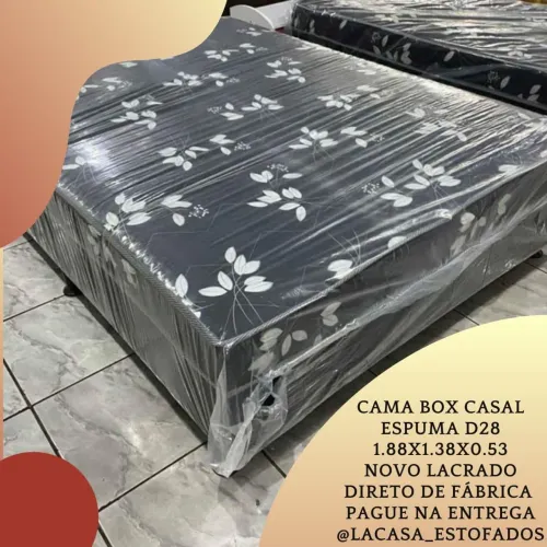 Cama Box Casal Espuma D28