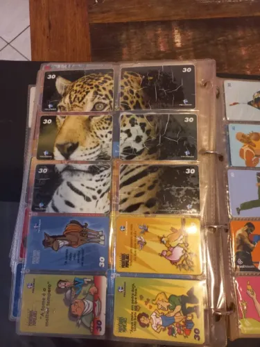 Álbum de Cartões Telefônicos.