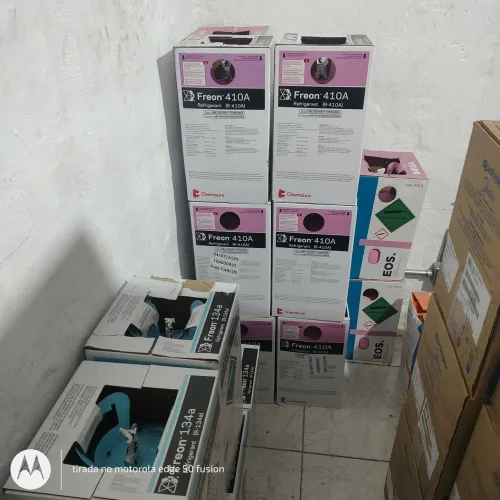 Gás Refrigerante Freon R-410A  Chemours Ar condicionado Climatização Refrigeração 