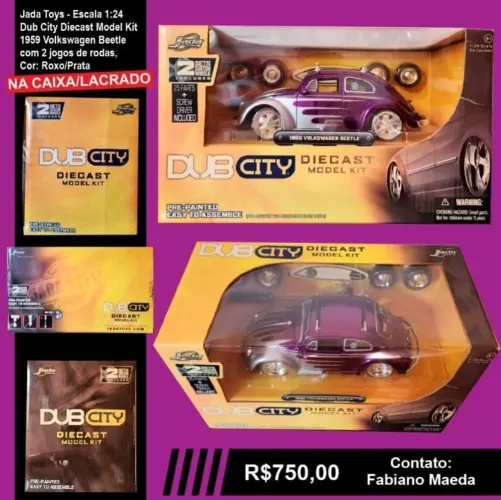 Fusca Jada Toys- Dub City - Raro