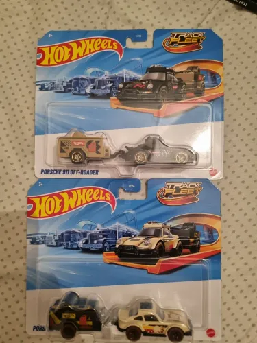 Hotwheels Porsche Track Fleet Off Road (kit com 2)