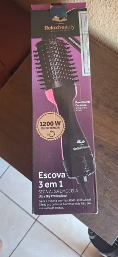 Escova secadora e alisadora 