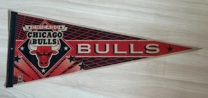 Flâmula Bandeirão/Pennant Chicago Bulls - Original NBA - WinCraft - Vintage