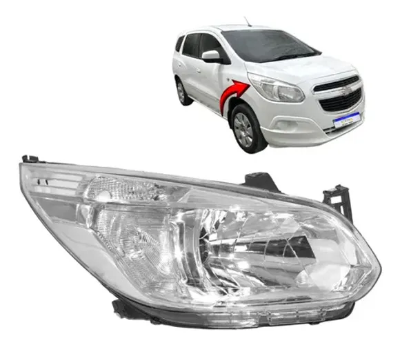 Farol Chevrolet Spin 2012 2013 2014 2015 2016 2017 2018 L.d