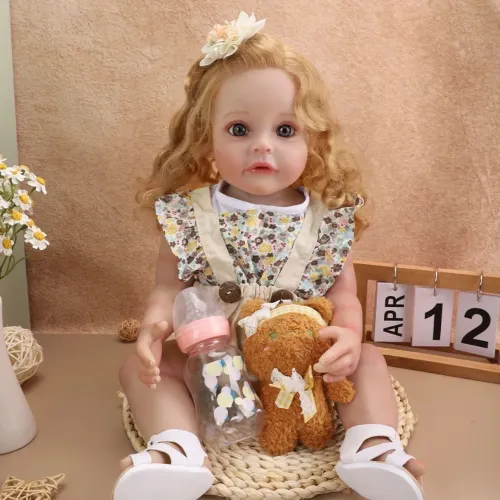 ? Boneca Reborn Realista 55cm Silicone ?