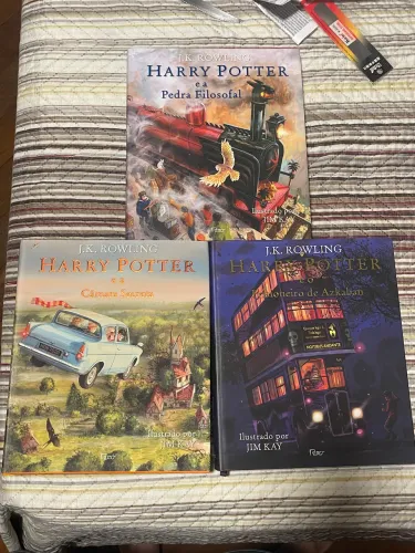 Lote livros Harry Potter