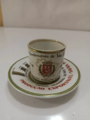 Xícara porcelana IV de são Paulo 