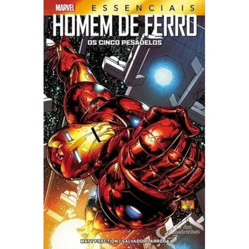 HQ PANINI HOMEM DE FERRO - OS CINCO PESADELOS (MARVEL ESSENCIAIS)