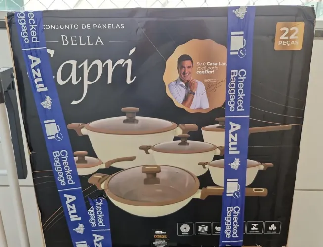KIT PANELA BELLA CAPRI - 22 PEÇAS - MENOS DA METADE DO VALOR