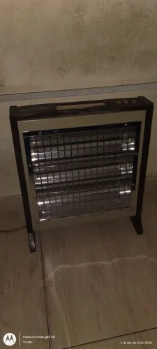 Aquecedor Arno antigo funcionando perfeitamente