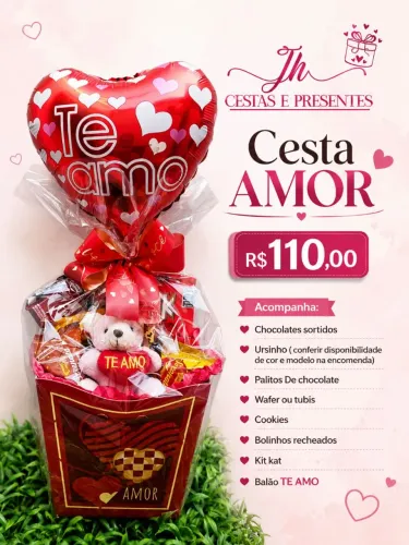 Cestas de  chocolate 