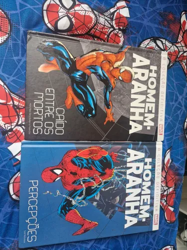Quadrinhos capa dura homem aranha