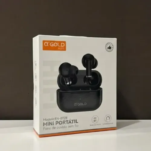 FONE DE OUVIDO BLUETOOTH A'GOLD PLUS MINI PORTÁTIL FN-BT28