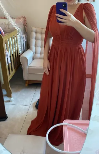 Vestido terracota DOCE PIMENTA