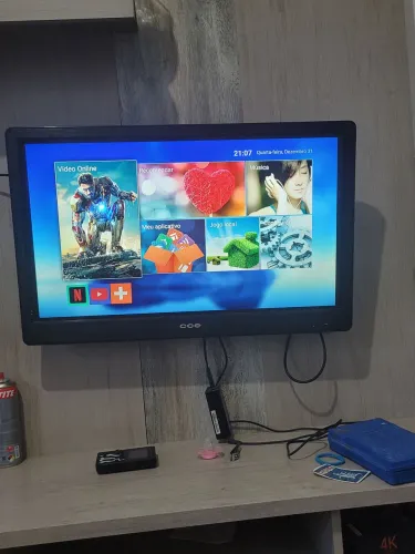 Tv 29 polegadas+tv box