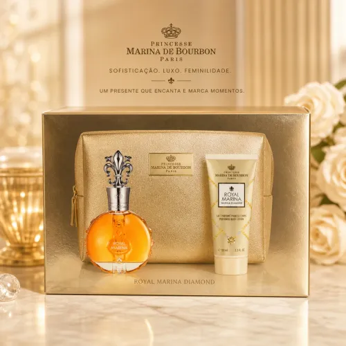 KIT Marina de Bourbon Royal Marina Diamond 100ml + body lotion + necessaire