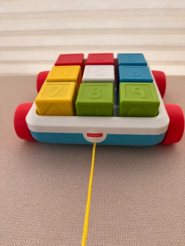 Brinquedo de Atividade - Carrinho de Blocos - Colorido - Fisher-Price