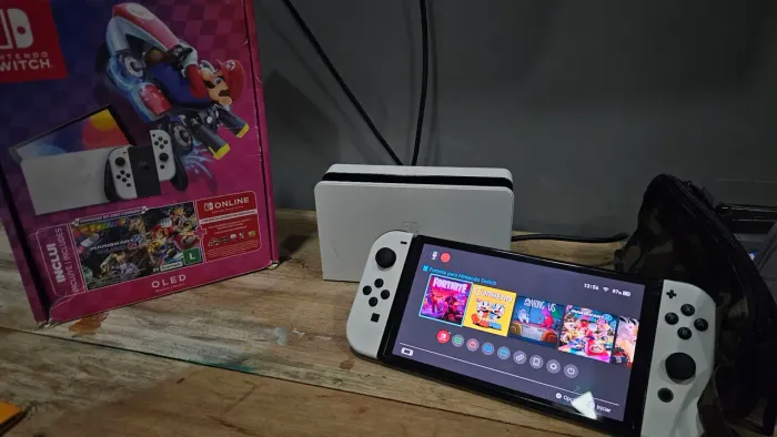 NINTEDO SWITCH OLED 7 MESES DE USO COM NOTA FISCAL