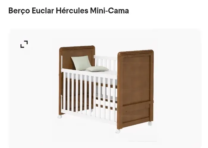 Berço Hércules em madeira maciça