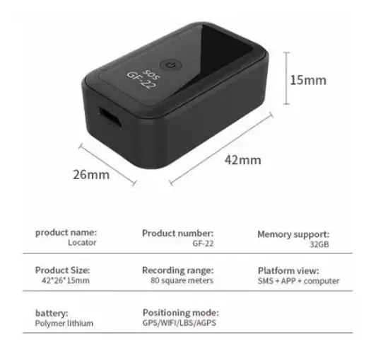 Mini Rastreador Localizador Gps