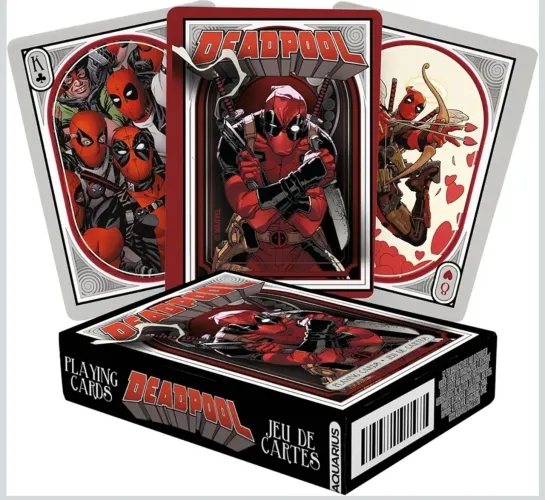 Baralho de cartas AQUARIUS Marvel Comics Deadpool