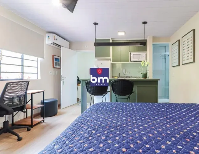 Loft para locação em São Paulo, Vila São Francisco (Zona Sul), com 1 quarto, com 40 m²